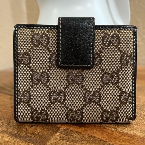GUCCI MONOGRAM PRINCY COMPACT FRENCH FLAP WALLET - Picture 2 of 16